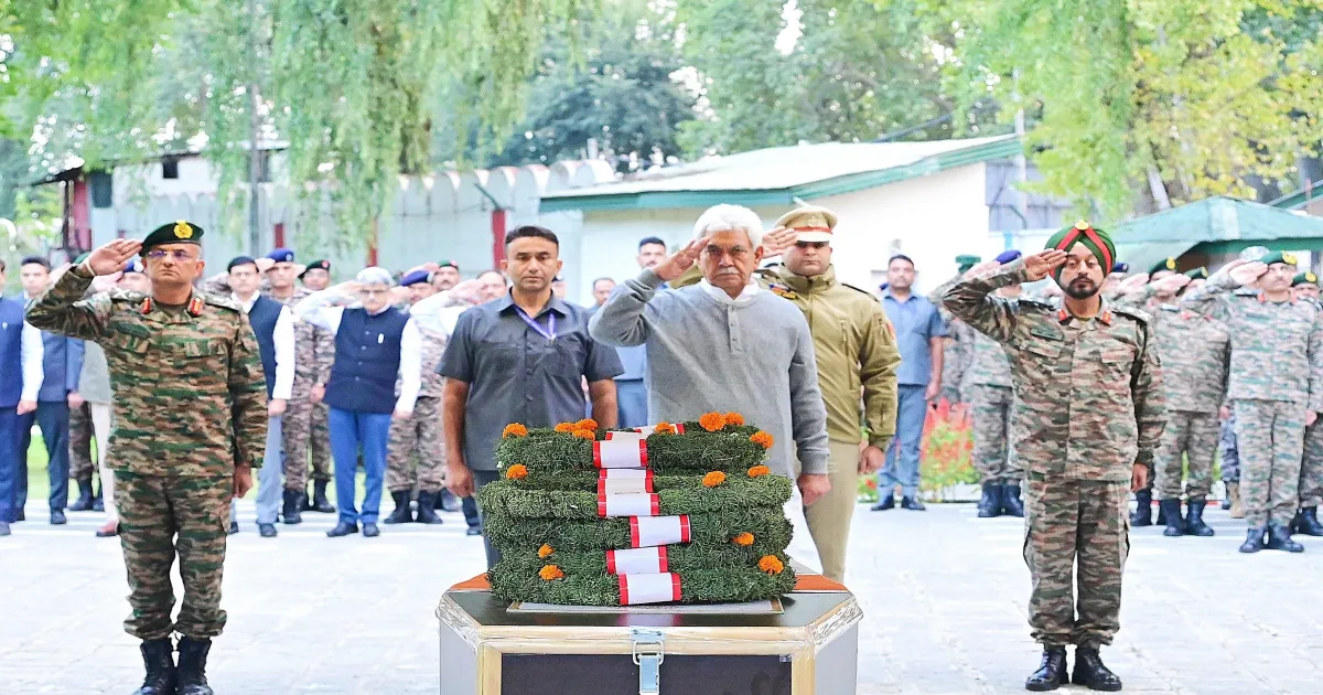 Operation Akhal: J&K Leaders Honor Fallen Soldiers in Kulgam Encounter
