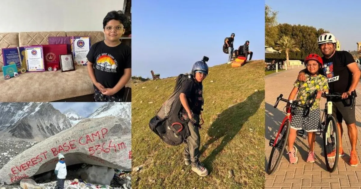 8-Year-Old Saesha Raut Soars into History as Youngest Paragliding Pilot