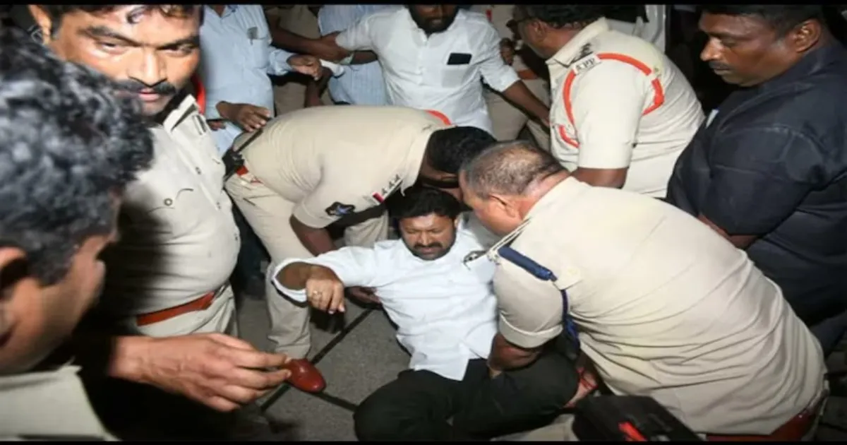  Andhra Polls Turmoil: YSRCP MP Detained in Kadapa Clash
