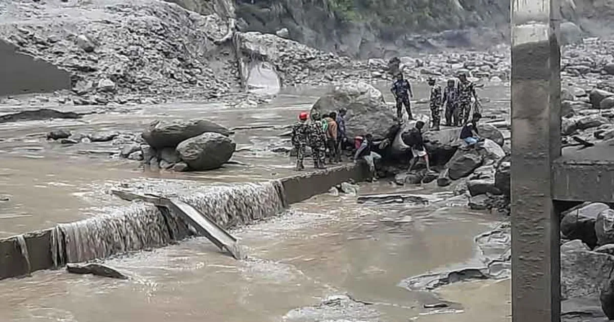 Devastating Floods Ravage Nepal-China Border, Killing 9