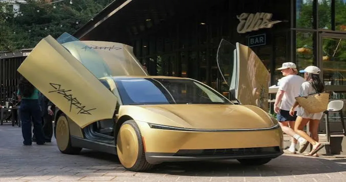 Elon Musk Unveils Autonomous Taxi Lacking Steering Wheel And Driving Pedals