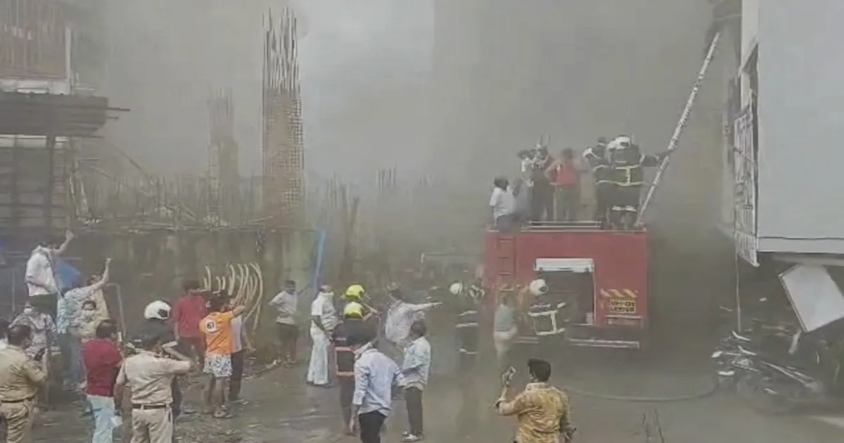 1 Woman Dead, 18 Injured in Fire in 24-Storey Building in Mumbai's Dahisar