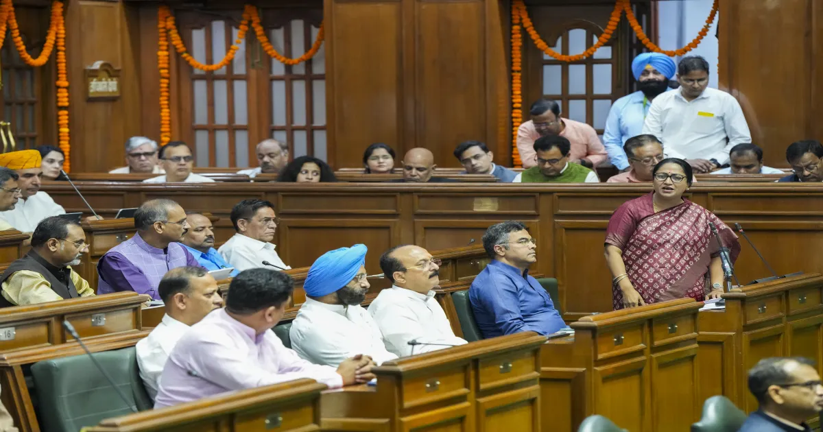Delhi CM Rekha Gupta Unveils Rs 1 Lakh Crore ‘Historic’ Budget for 2025-26