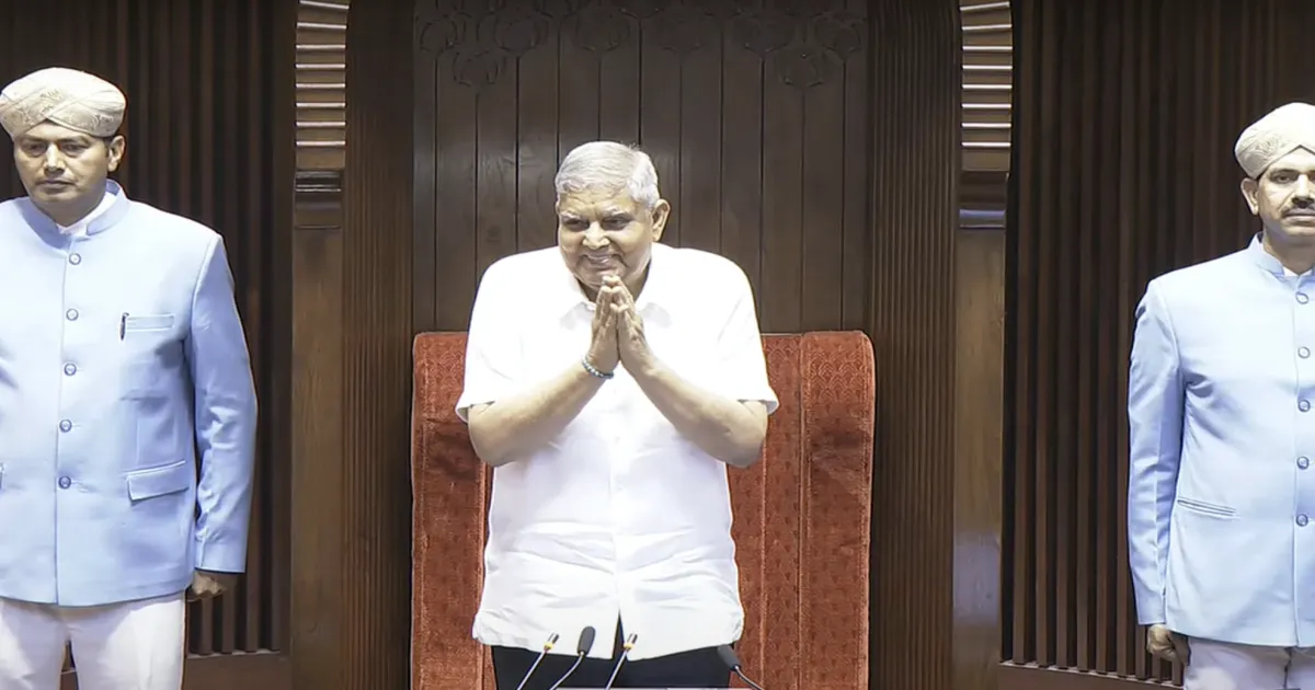 Vice President Resumes Duty; Thanks Sonia Gandhi, Mamata Banerjee For Wishes