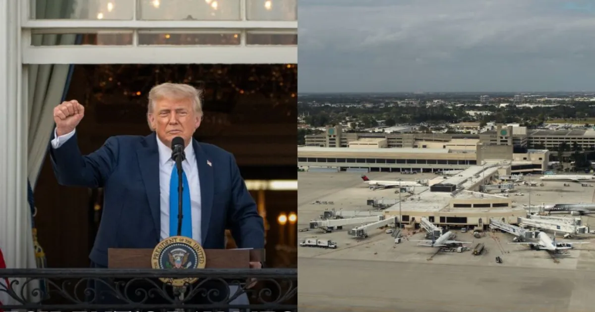 Florida Moves to Rename Palm Beach Airport After Donald Trump