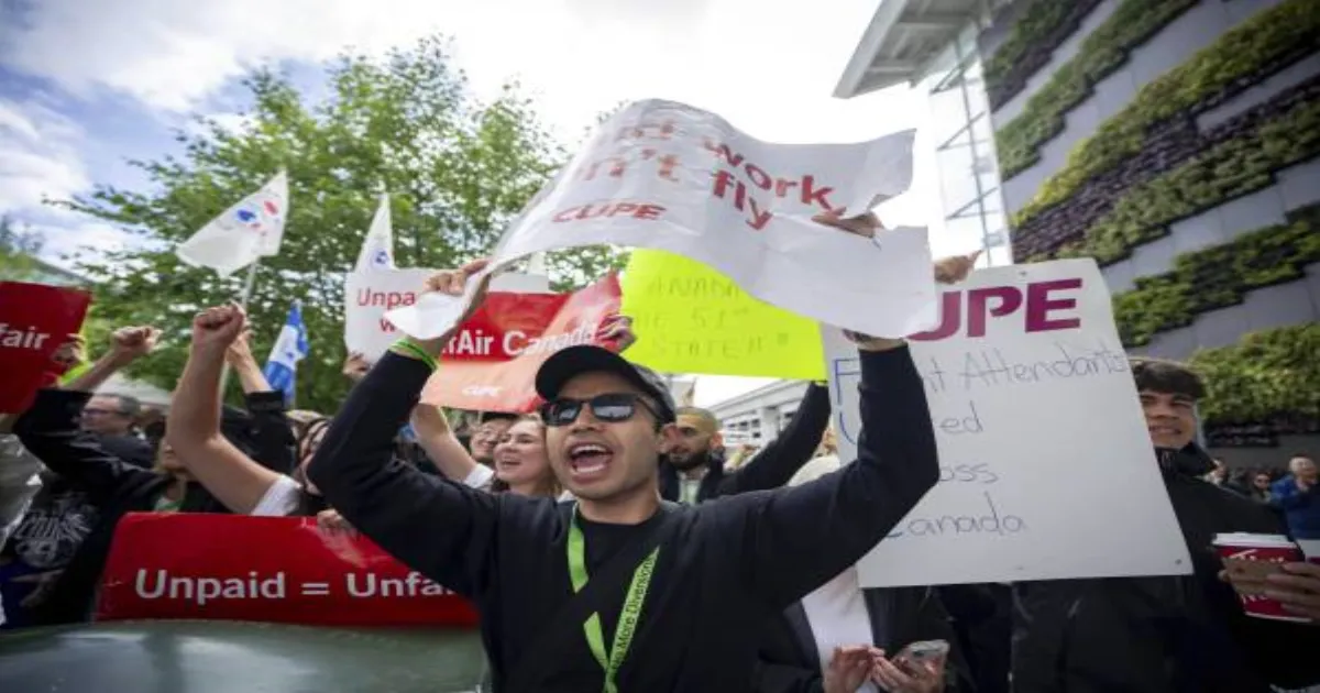 Air Canada Strike Halted: 10,000 Flight Attendants Ordered Back to Work!