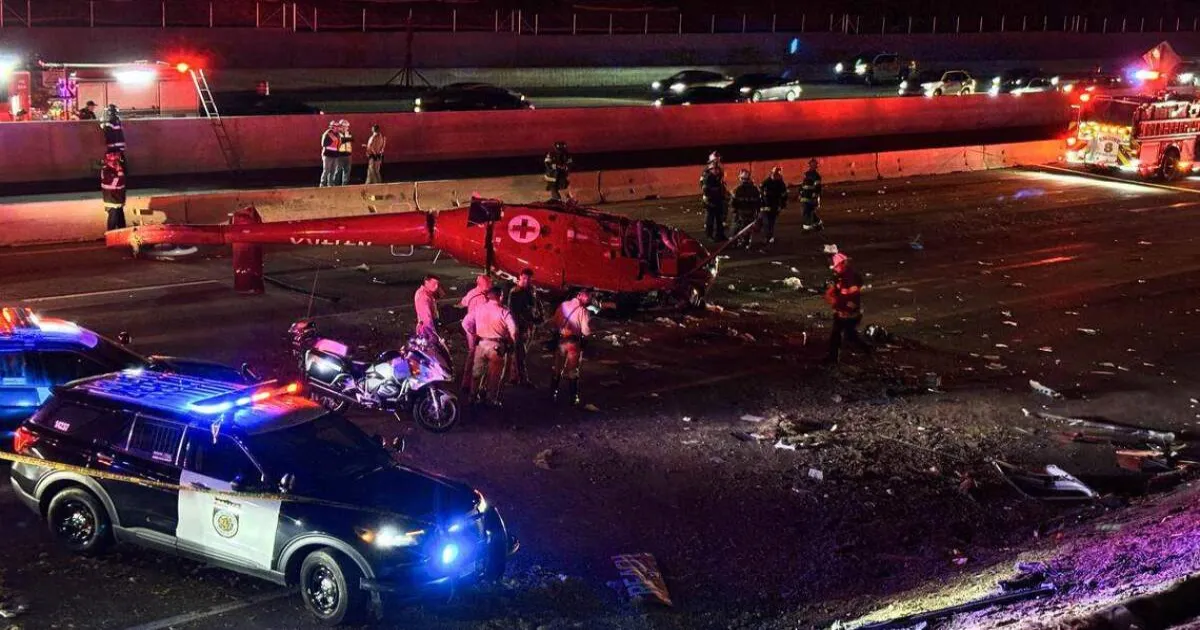 Sacramento Medical Helicopter Crash Leaves Three Crew Critically Injured in Highway Rescue