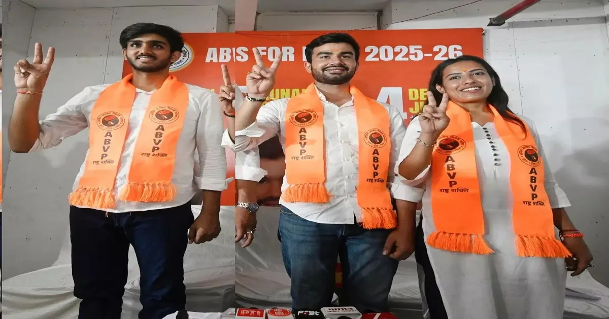 ABVP Sweeps DUSU Elections, NSUI Wins Vice President