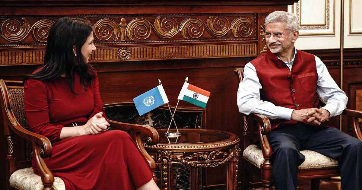 EAM Jaishankar Meets UNGA President Baerbock To Discuss SDGs, AI And West Asia Conflict
