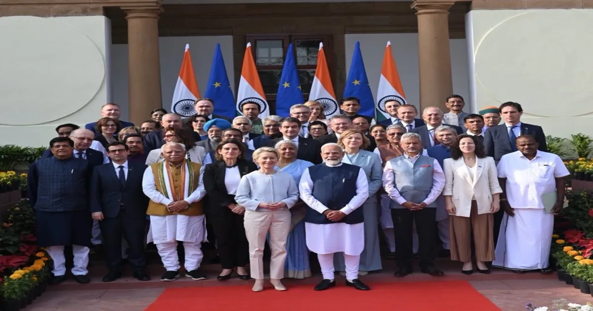 HISTORIC PARTNERSHIP FORGED..! PM Modi and von der Leyen Chart Ambitious Course