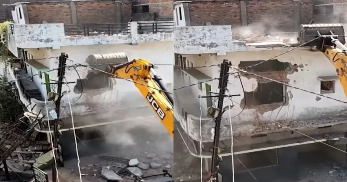 JCB Demolishes Fahim Khan's House! Nagpur Violence Key Accused Faces Sedition Charges