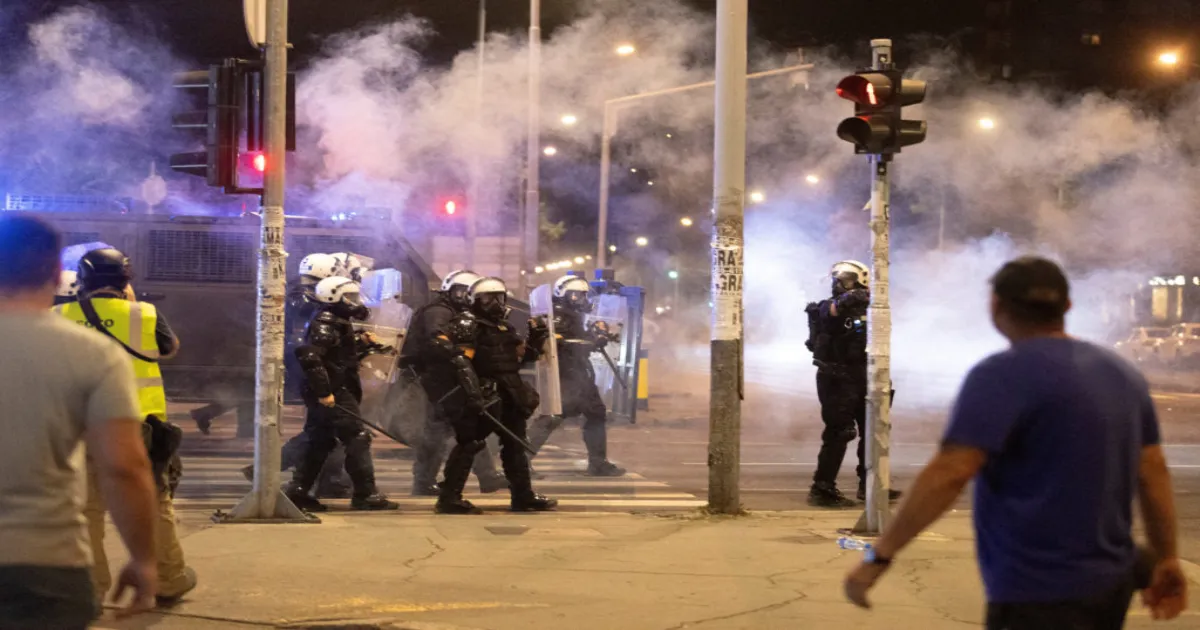 Serbia Erupts: Protesters Torch Party Offices