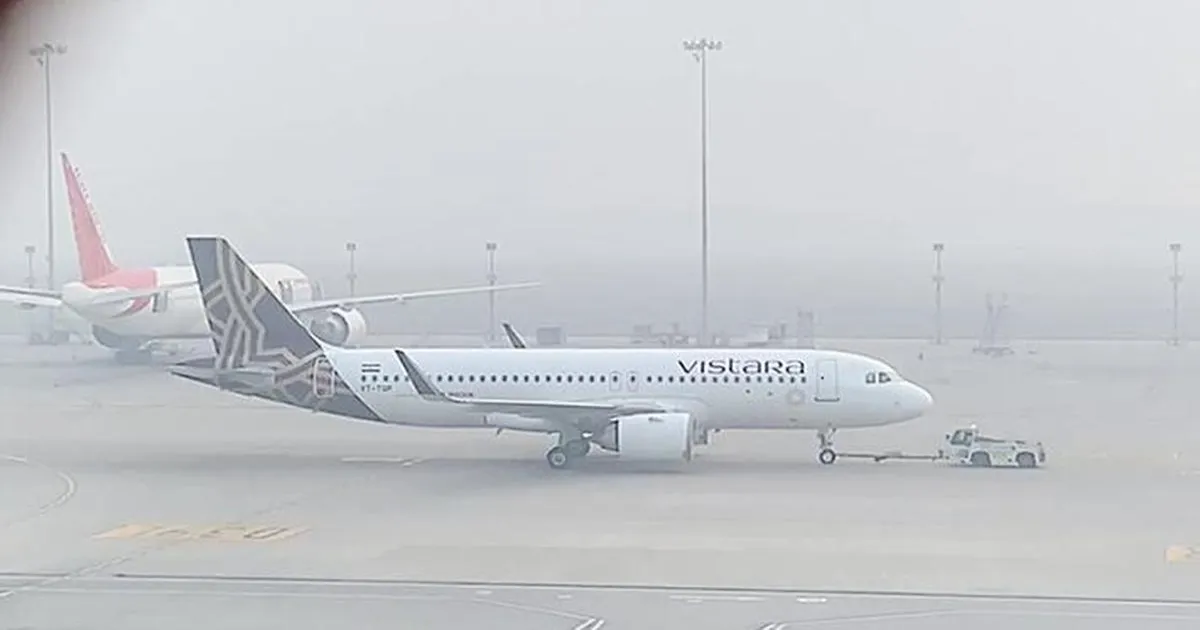 Fog and Smog Disrupt Air Travel as Flights Cancelled in Delhi and Chennai