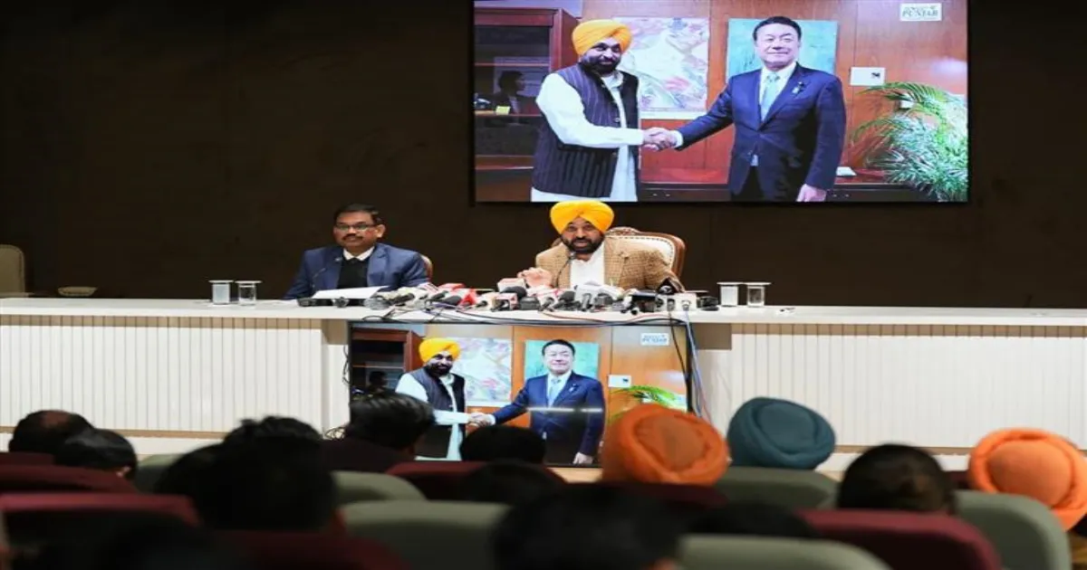 Punjab CM Bhagwant Mann Secures Major Investor Pledges in Japan and South Korea