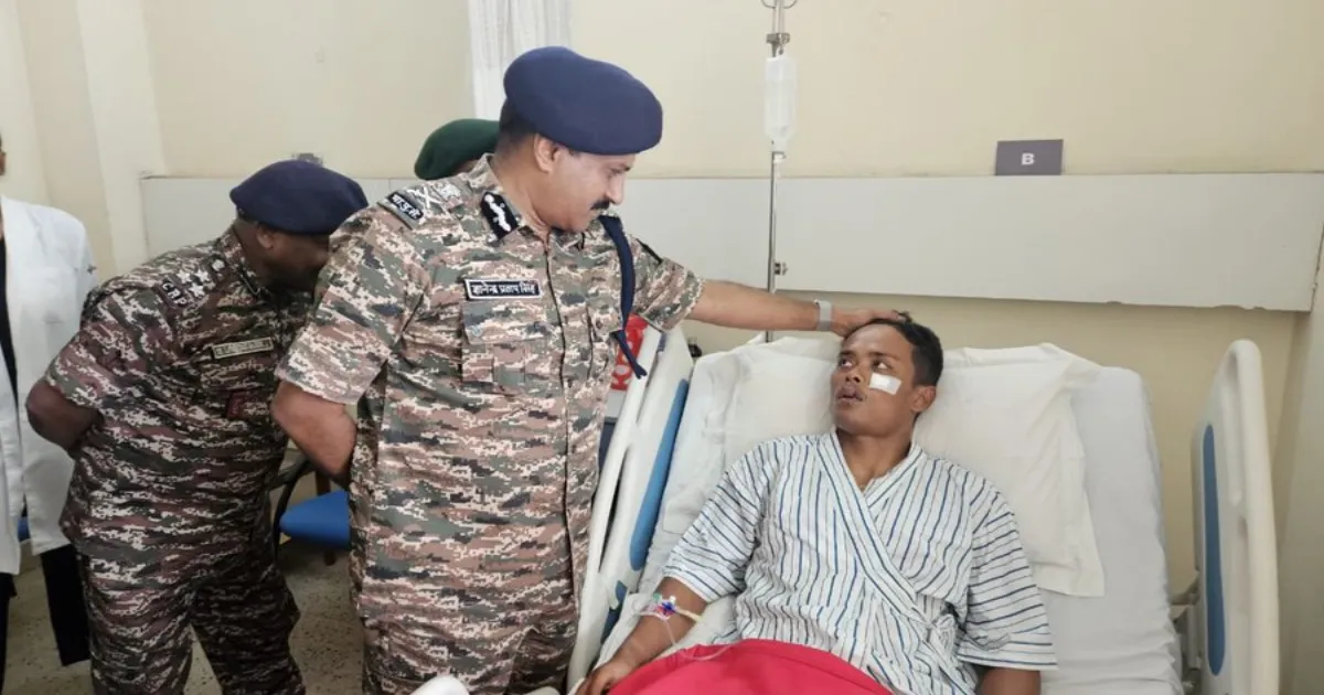 CRPF Director General Reviews Anti-Naxal Operations, Meets Injured Commando