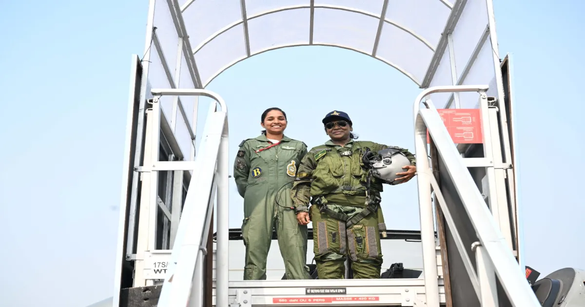 President Murmu’s Flight with “Captured” Pilot Shivangi Singh Silences Pakistan’s Propaganda