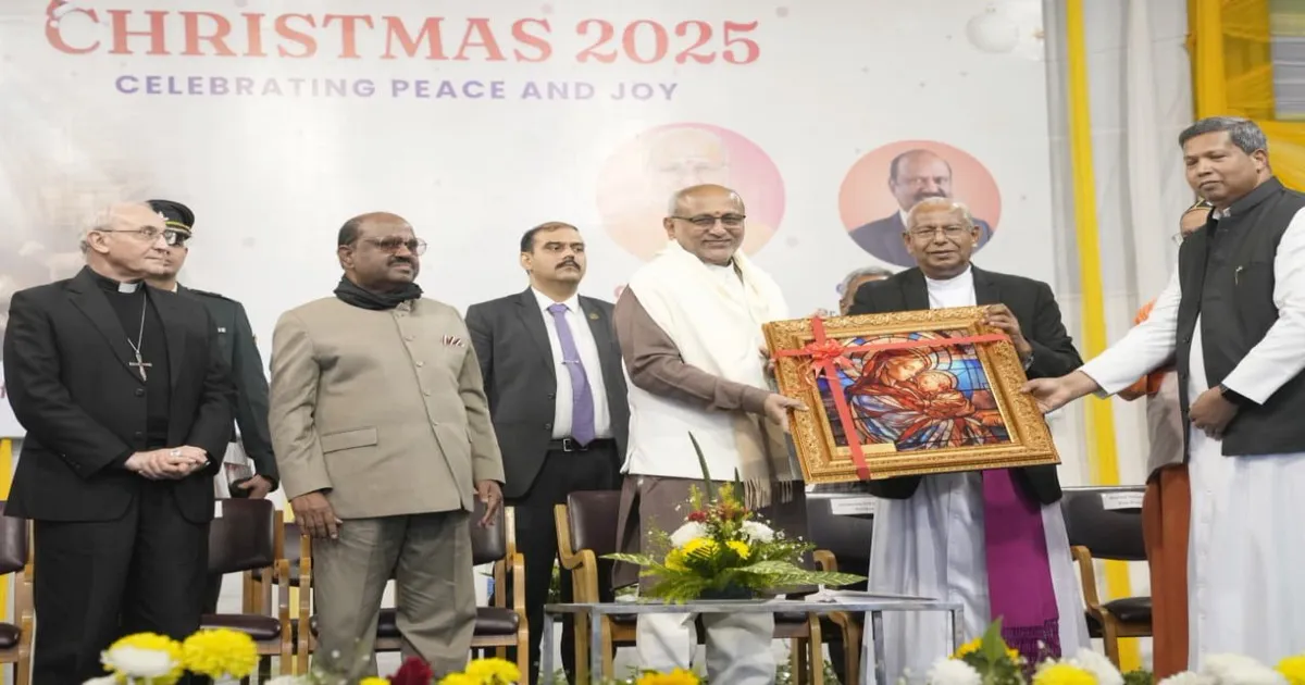 Vice-President Hosts Christmas Luncheon with Church Leaders Before Telangana and MP Tour