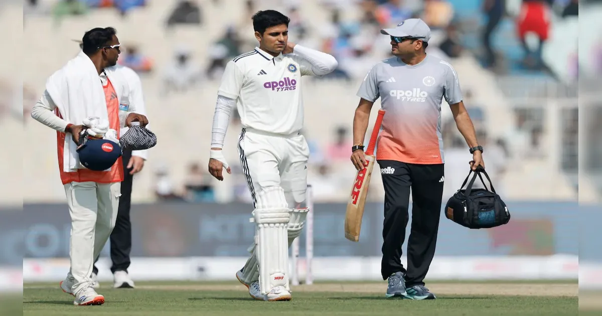 India Captain Shubman Gill Hospitalised After Neck Injury, Ruled Out of Kolkata Test
