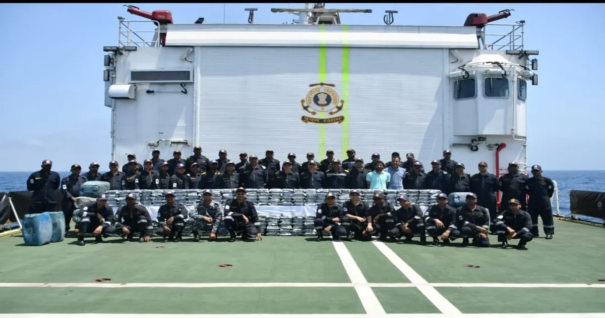 #BREAKING: Massive Drug Bust! Rs 1800 Crore Worth Narcotics Seized in Daring Mid-Sea Operation