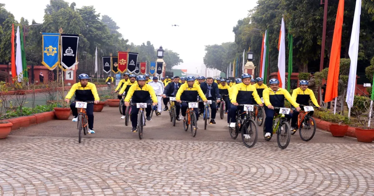 CISF Coastal Cyclothon 2026 Flagged Off from Delhi Today
