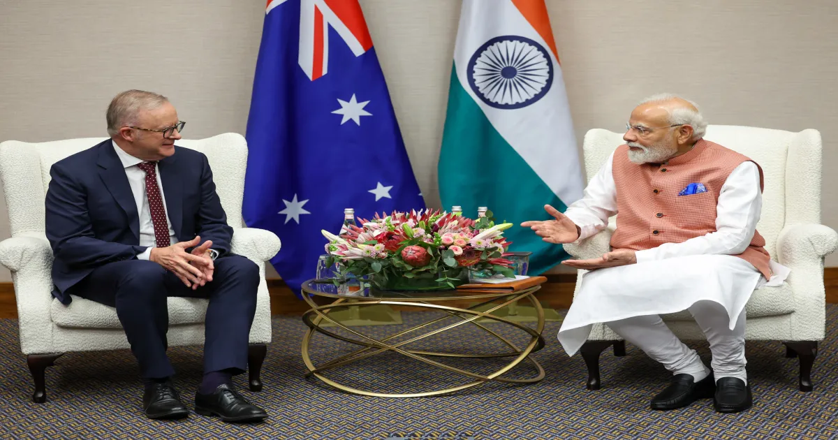 PM Modi and Australia’s Albanese Seal Stronger Ties at G20 Summit in Johannesburg