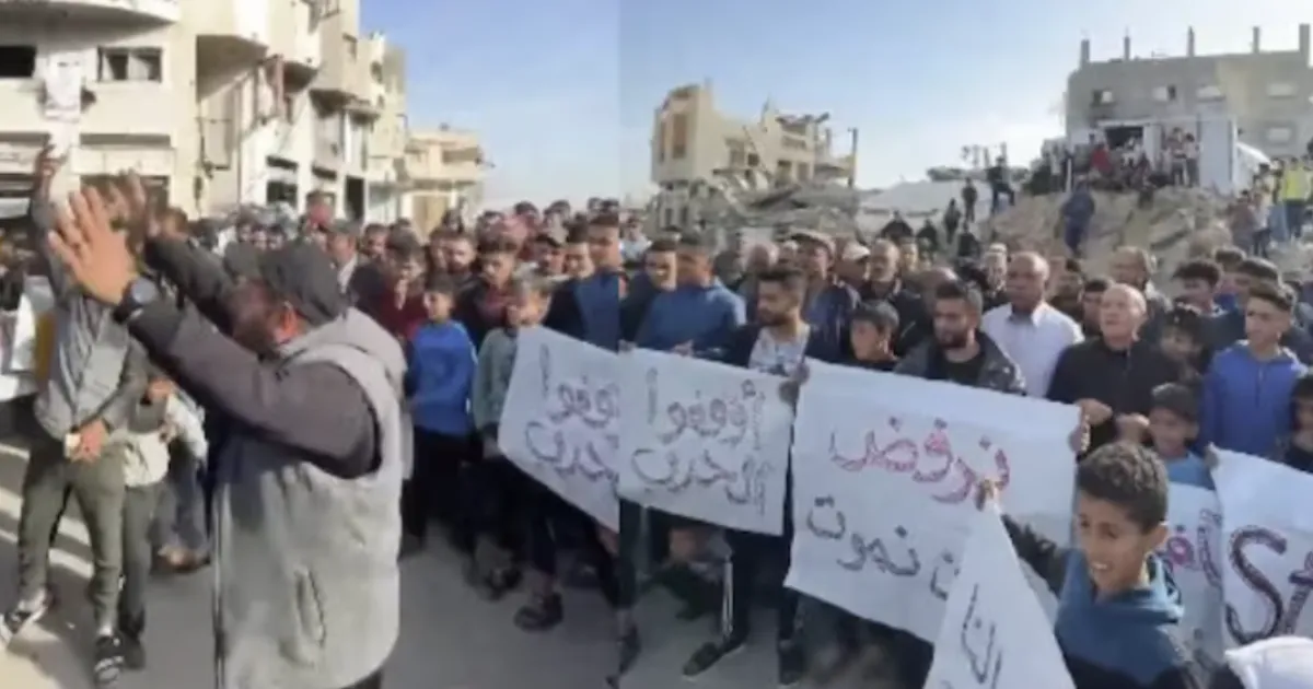 Hamas Out! Weary Palestinians Take to Streets in Rare Show of Dissent