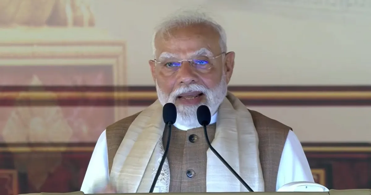 PM Narendra Modi Inaugurates Bhairavaikya Mandir, Praises India’s Timeless Cultural Strength