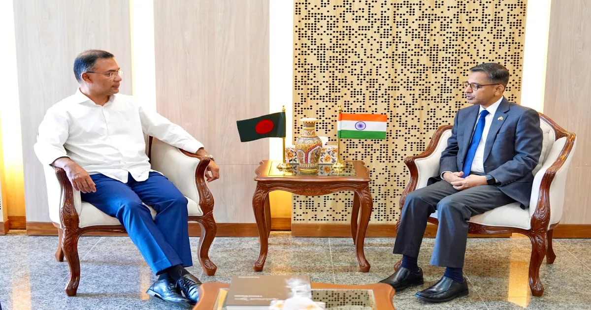 Indian Diplomat Holds Talks With Bangladesh PM Tarique Rahman on Bilateral Cooperation