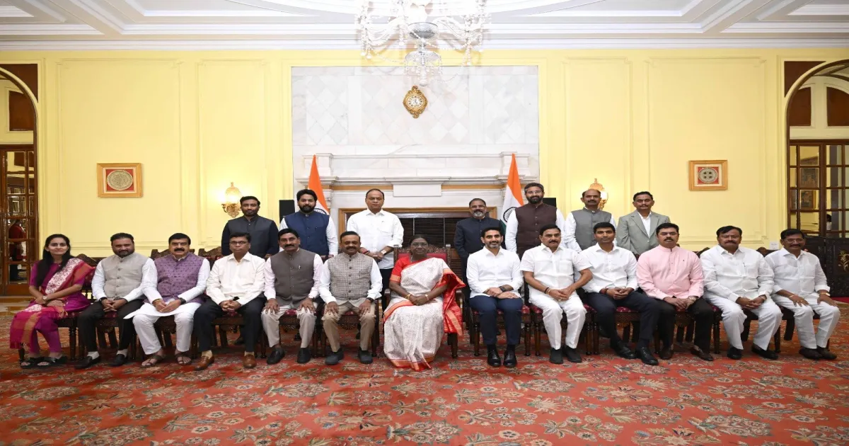 Nara Lokesh Thanks President Murmu After Amaravati Gets Statutory Capital Recognition