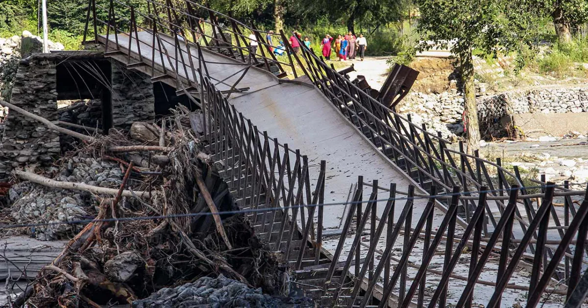 Flash Floods Cut Off Himachal’s Remote Bada Bangal