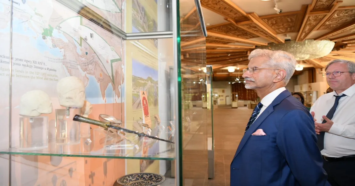 Jaishankar Explores Bulgaria’s Cultural Heritage on Official Visit To Sofia
