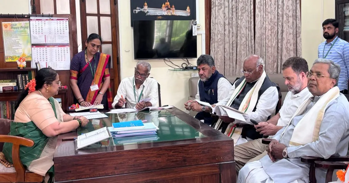 Mallikarjun Kharge Files Rajya Sabha Nomination In Bengaluru Ahead Of Elections