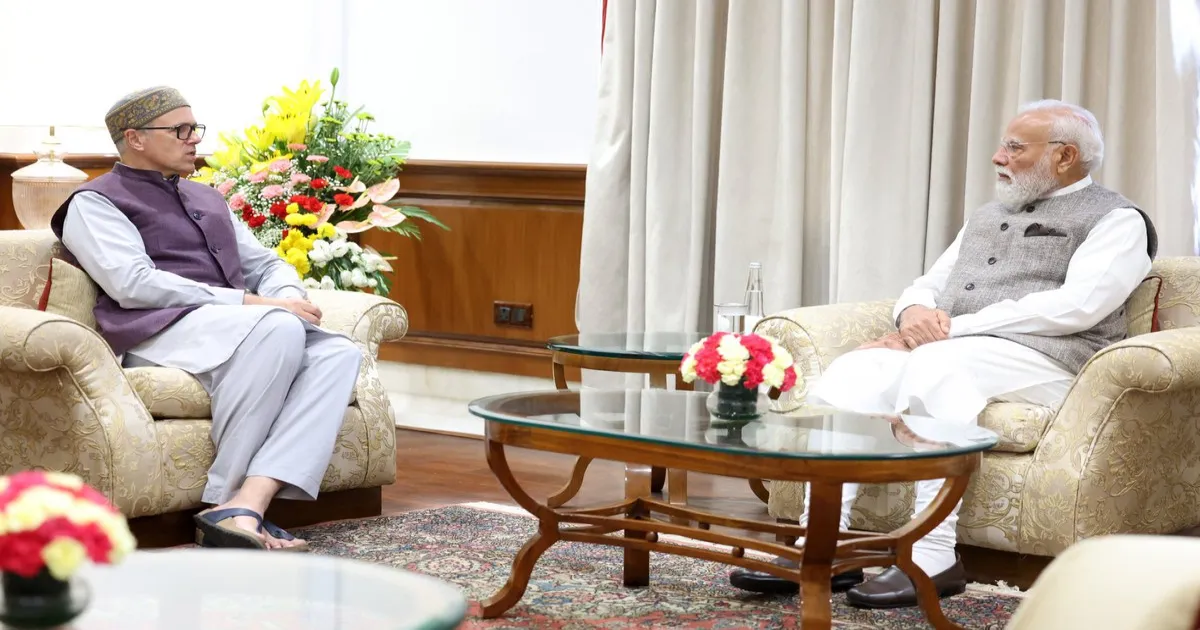 Omar Abdullah Discusses J&K Statehood Restoration With PM Modi In Delhi