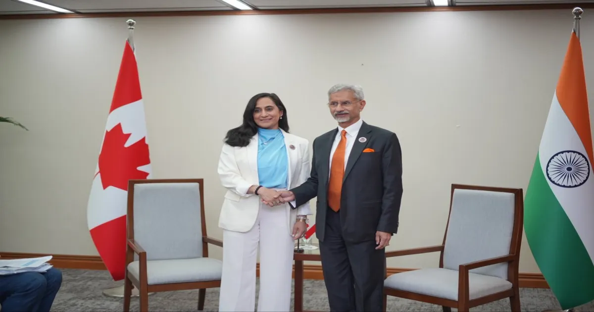 EAM Jaishankar Meets Canadian Counterpart Anita Anand On Bilateral Cooperation