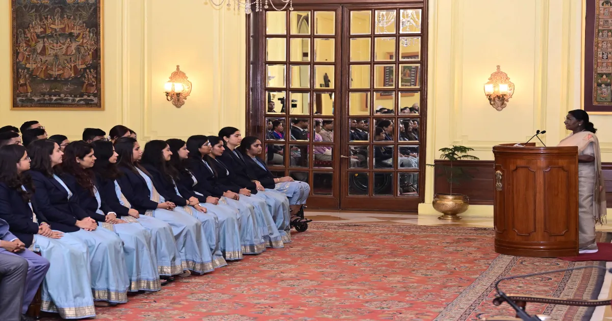 President Murmu Urges Tax Officers to Follow ‘Honeybee’ Principle, Make Compliance Easier