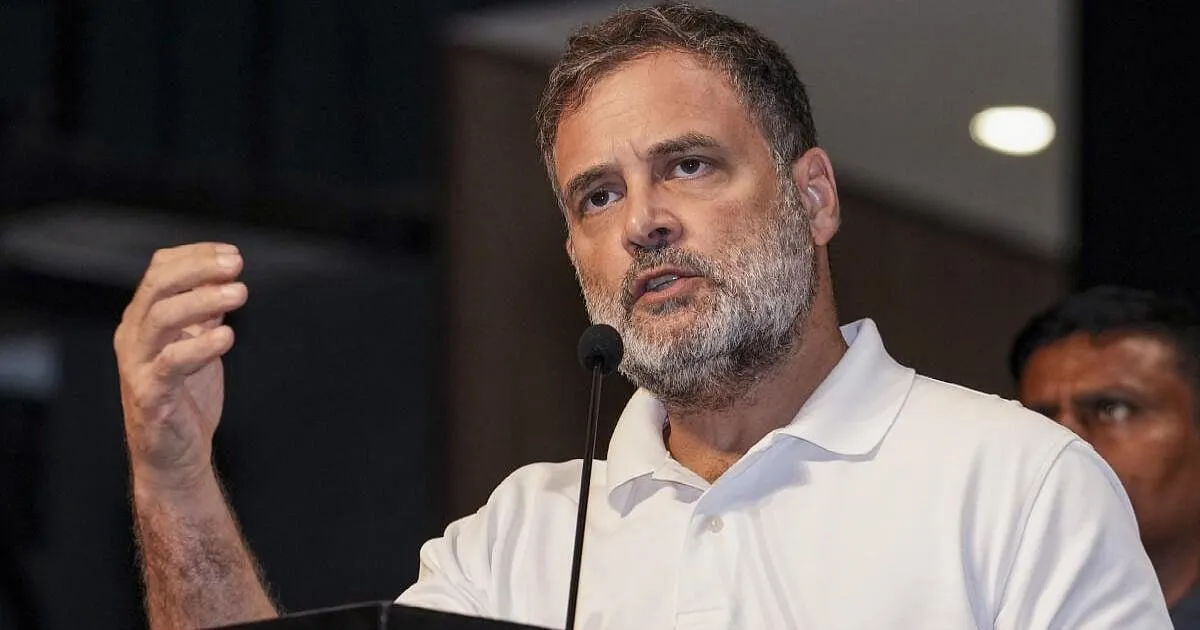Rahul Gandhi Links India’s Progress To Women Having Freedom To Speak