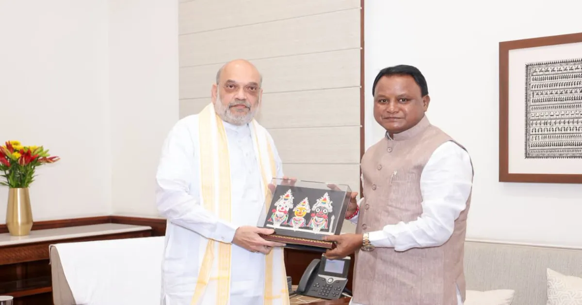 CM Mohan Charan Majhi Meets Amit Shah To Discuss Odisha's Development