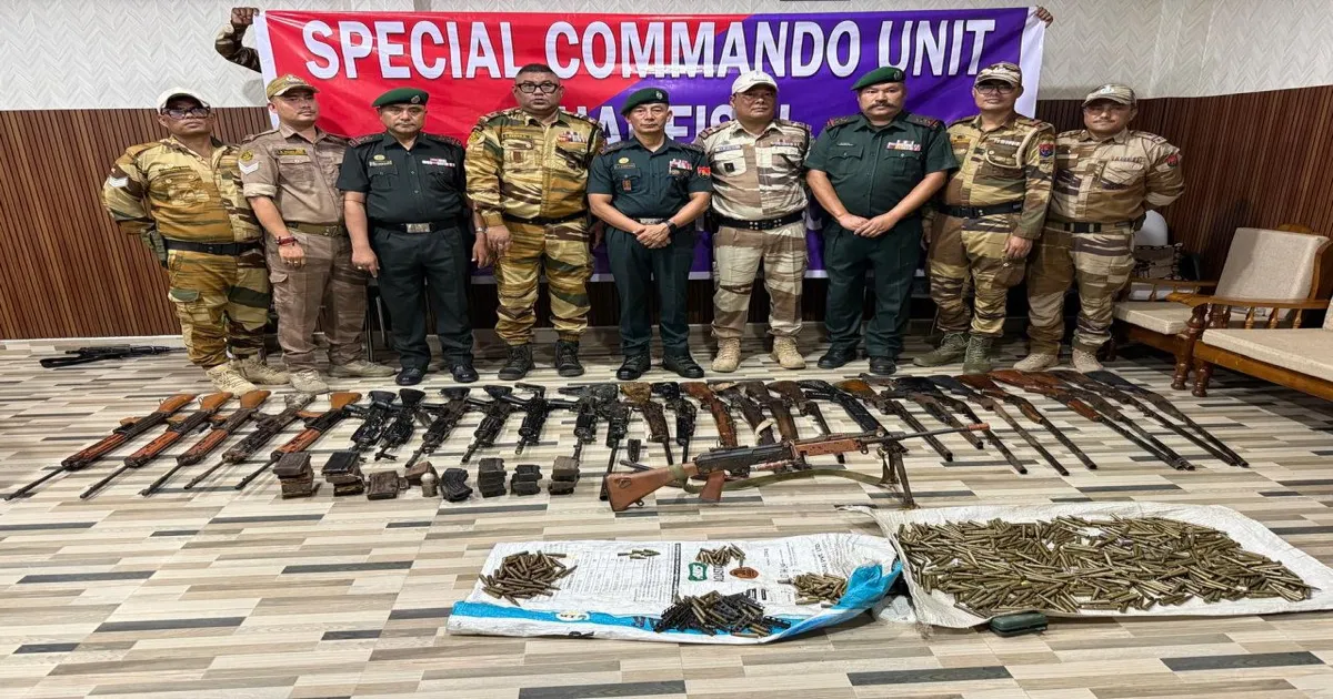#JUSTIN: Six Militants Arrested, Weapons Recovered In Manipur Security Operation