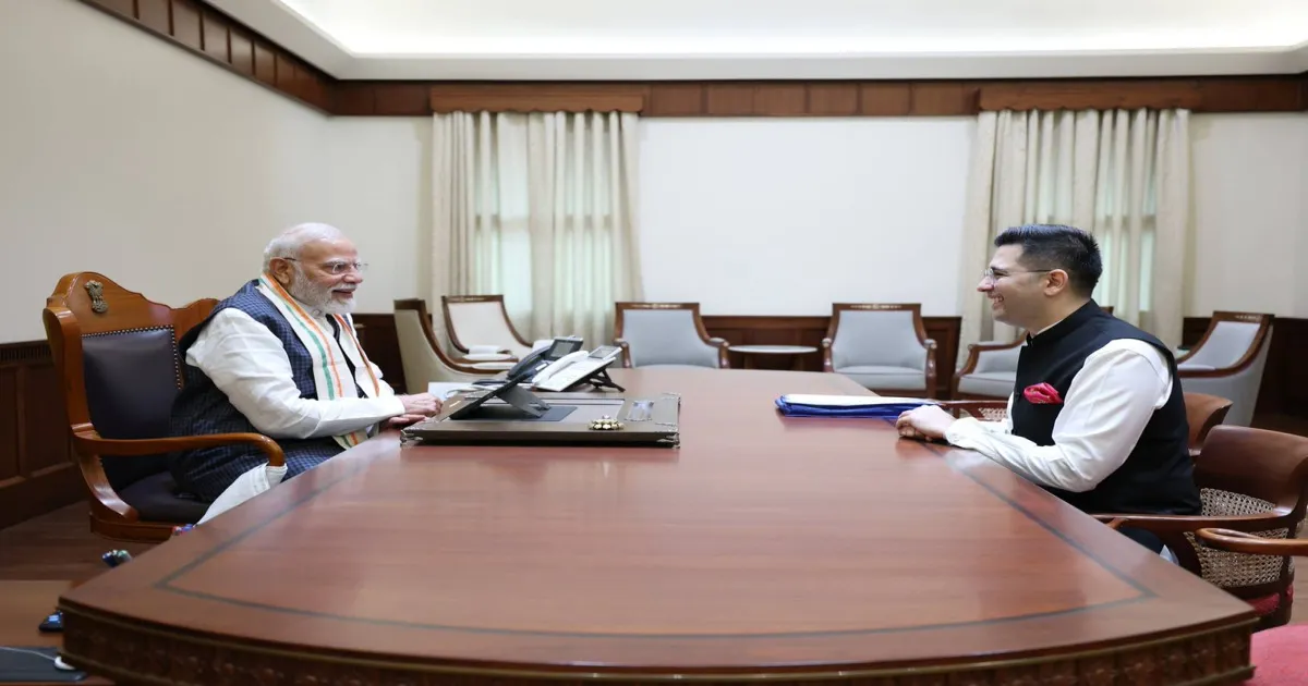 Raghav Chadha Meets PM Modi Amid Speculation Over Punjab Role Ahead Of 2027