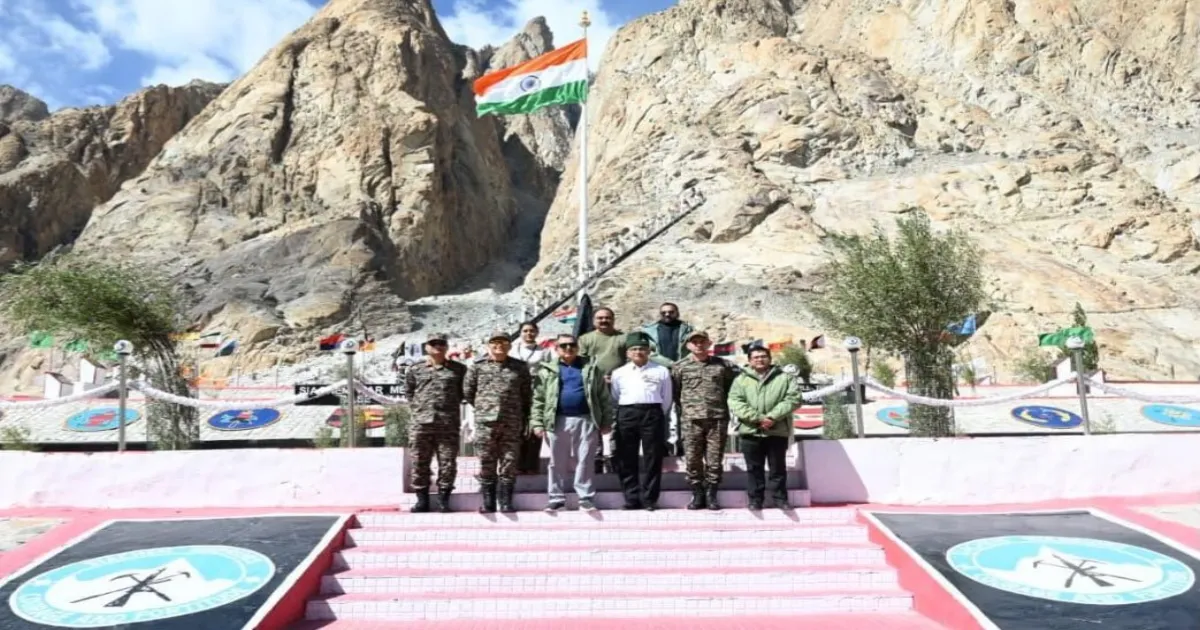 NITI Aayog Vice Chairman Ashok Lahiri Visits Siachen Base Camp