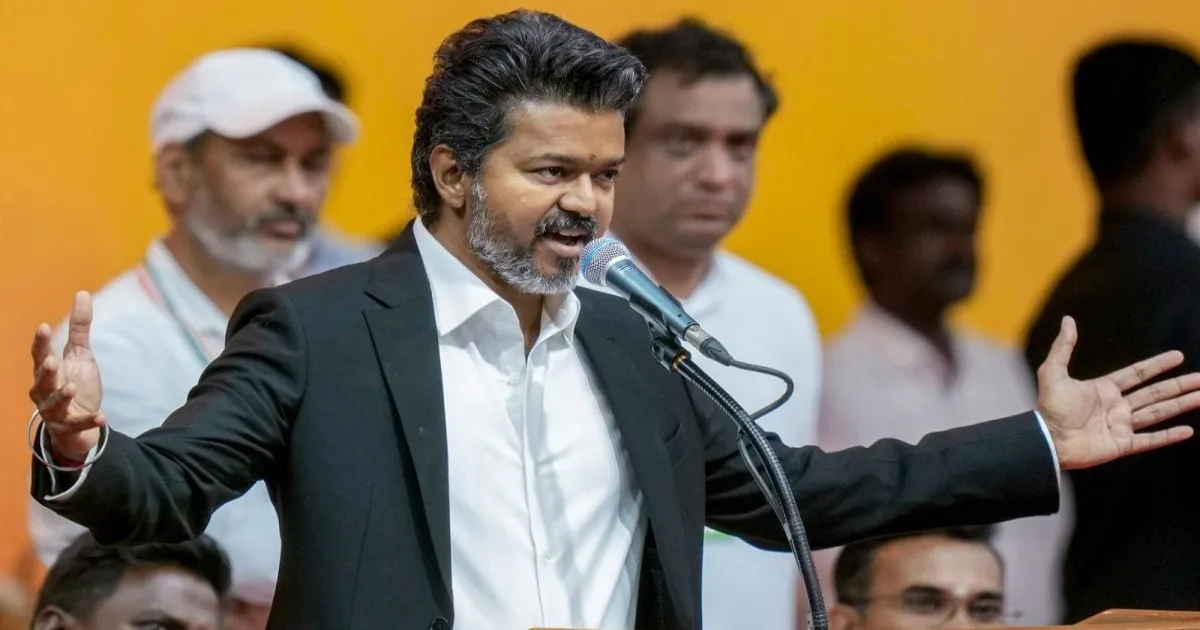 Power Dress Politics: Why Vijay Ditched the Dhoti for a Sharp Black Suit