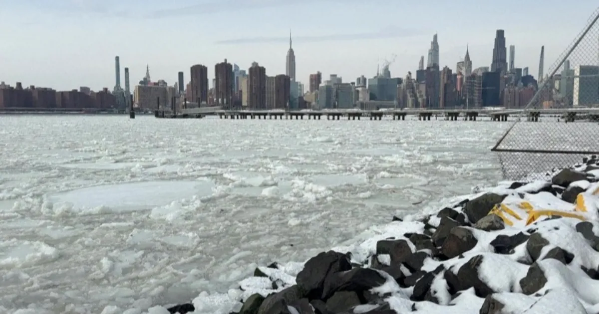 East River Freezes Over as Deadly US Storm Claims 30+ Lives