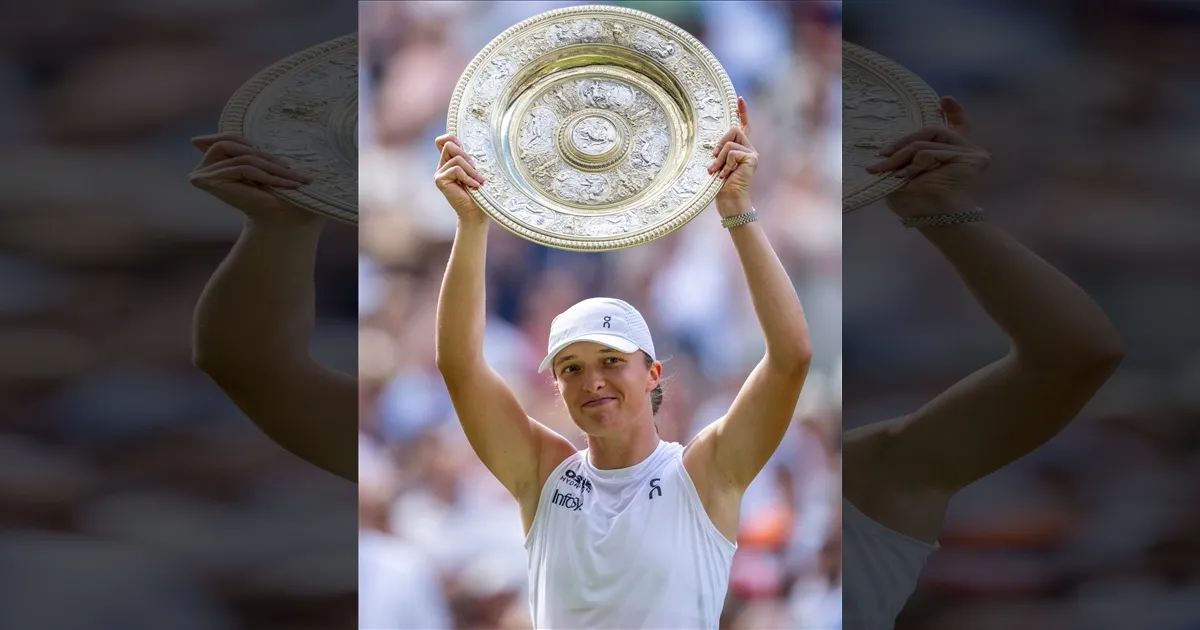 Iga Świątek Crushes Amanda Anisimova To Win Historic Wimbledon Women’s Final