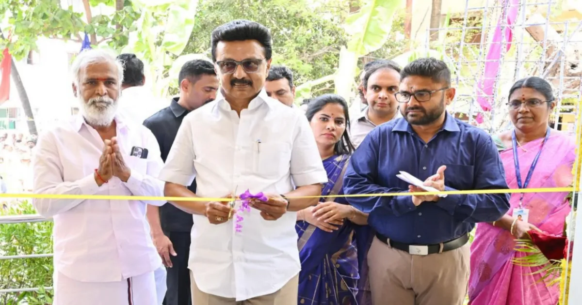 CM Stalin Launches Rs 45 Crore Civic and Welfare Projects in Kolathur