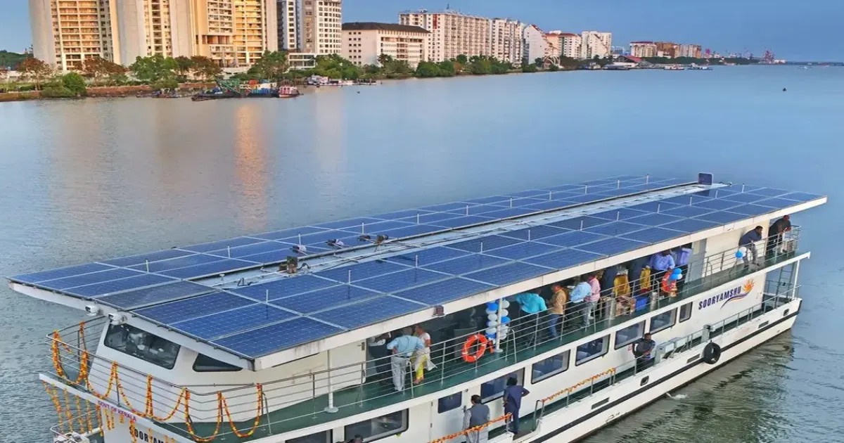 Kochi Startup Pioneers Solar Electric Vessels, Promising Cleaner, Efficient Water Transport in Kerala