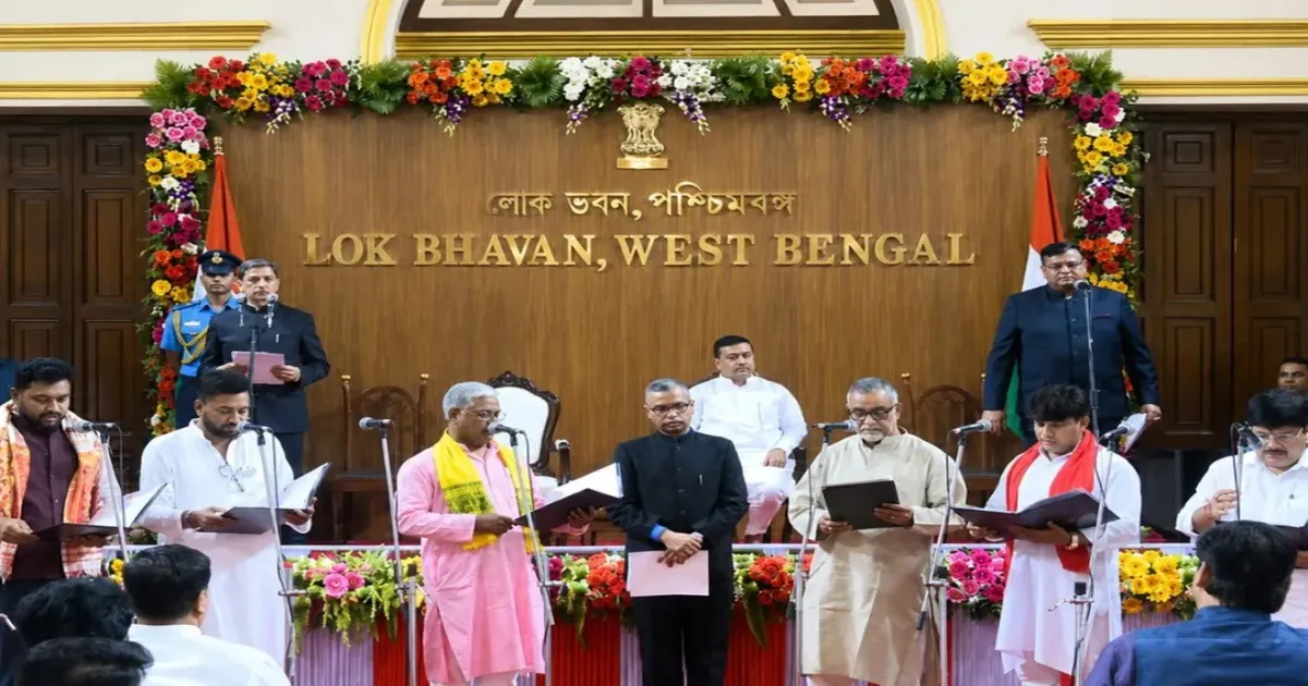35 BJP MLAs Take Oath As Ministers In Massive Bengal Cabinet Expansion