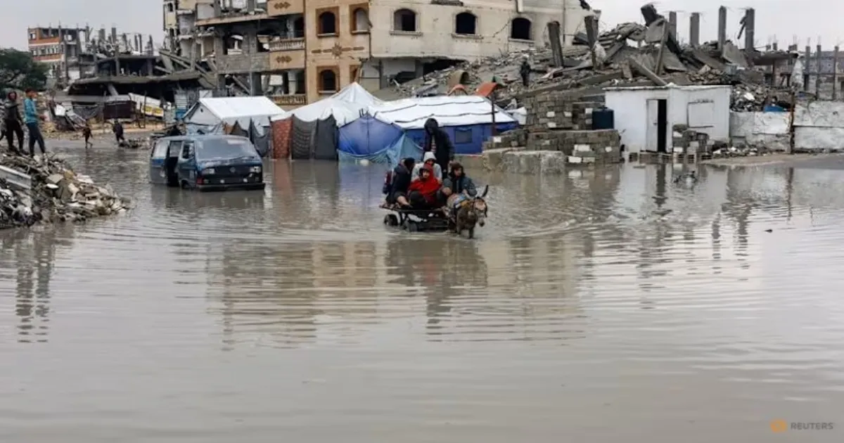 Gaza Devastated by Deadly Rains: 12 Lives Lost in Flooded Camps
