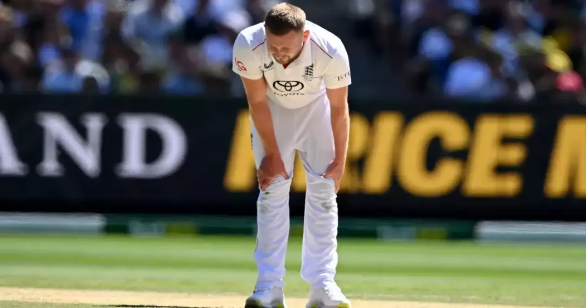 Gus Atkinson Out of Final Ashes Test with Hamstring Injury