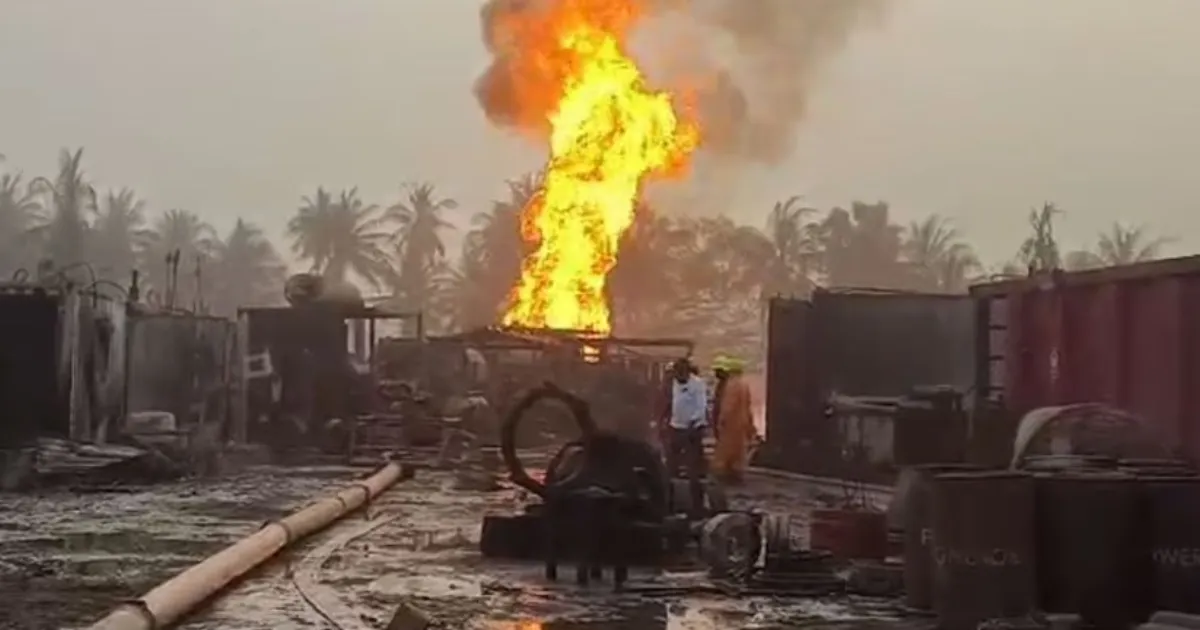 ONGC Gas Well Fire in Konaseema Extinguished After 5 Days