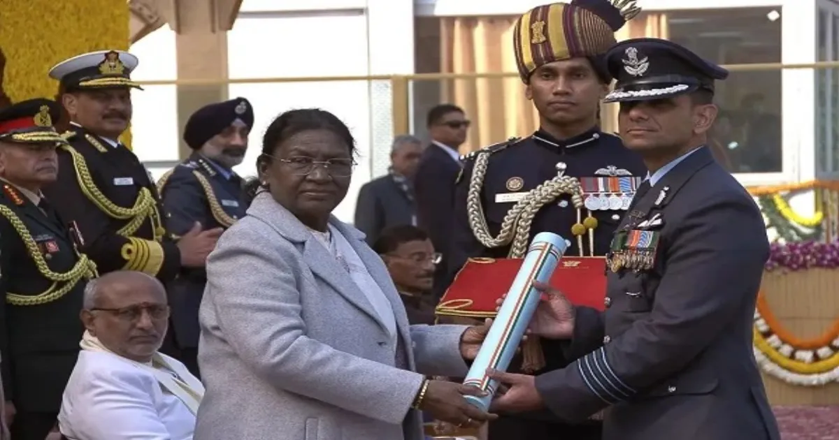 President Murmu Confers Ashoka Chakra on India’s Space Hero Shubhanshu Shukla